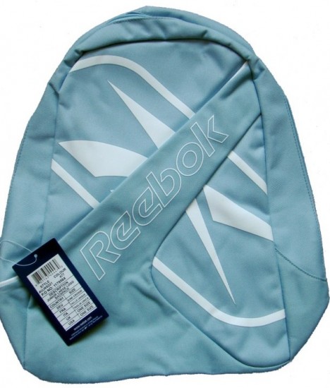 Açık mavi Reebok erkek çocuk okul çantası modeli