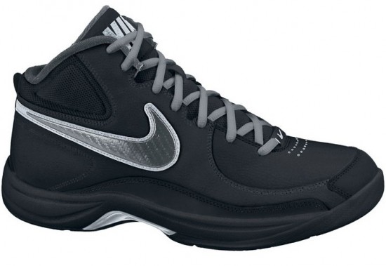 Basketbol için gri siyah Nike erkek spor ayakkabı modeli