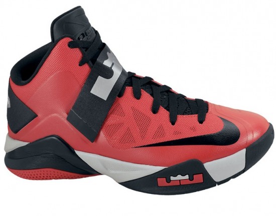 Basketbol için kırmızı siyah Nike erkek spor ayakkabı modeli