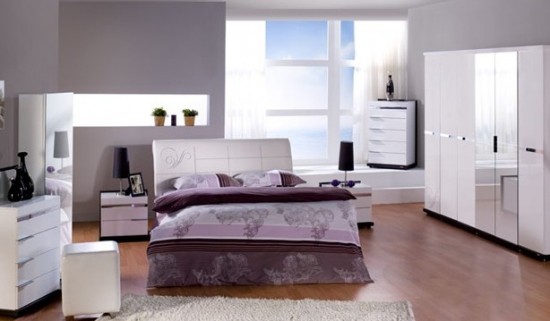 Beyaz Vivaldi Bellona yatak odası modeli