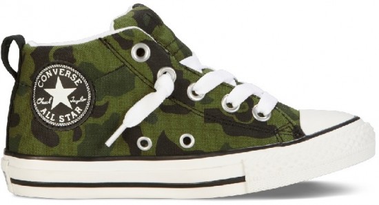 Converse asker yeşili erkek çocuk ayakkabı modeli