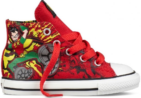 Converse desenli kırmızı erkek çocuk ayakkabı modeli