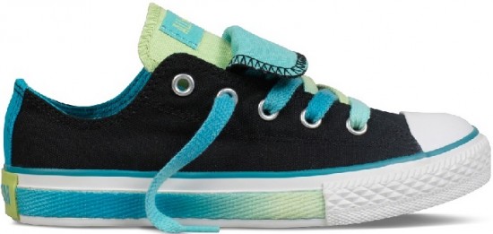 Converse mavi yeşil siyah erkek çocuk ayakkabı modeli