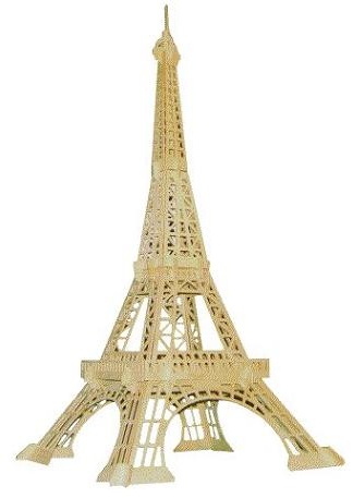 Eiffel Tower ahşap süs eşyası modeli