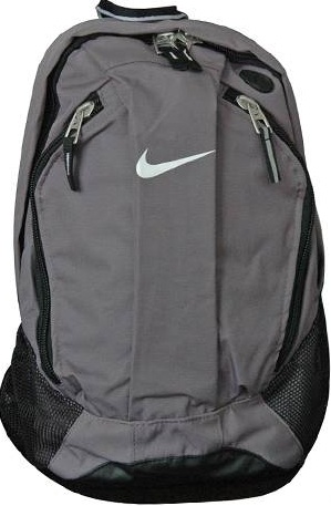Gri siyah Nike erkek çocuk okul çantası modeli