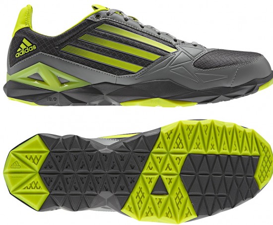 Gri yeşil Adidas Adizero erkek spor ayakkabı modeli