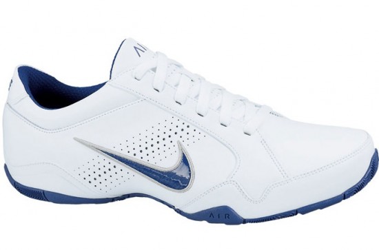 Hava tabanlı lacivert beyaz Nike erkek spor ayakkabı modeli