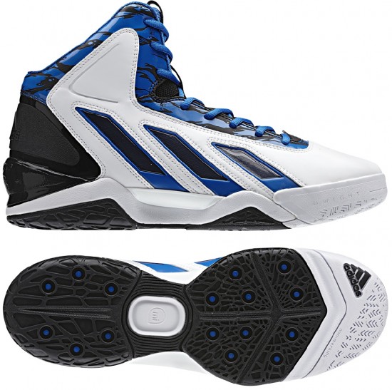 Mavi siyah beyaz Adidas Adipower erkek spor ayakkabı modeli