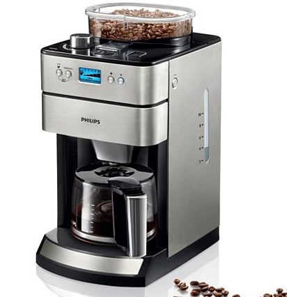 Philips öğütme ve demleme sistemli kahve makinesi modeli