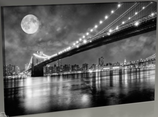 PlusCanvas New York Brooklyn Köprüsü tablosu