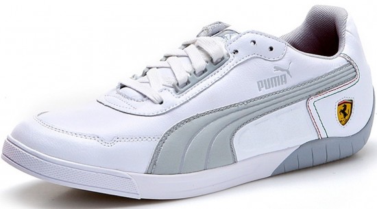 Puma gri beyaz erkek spor ayakkabı modeli