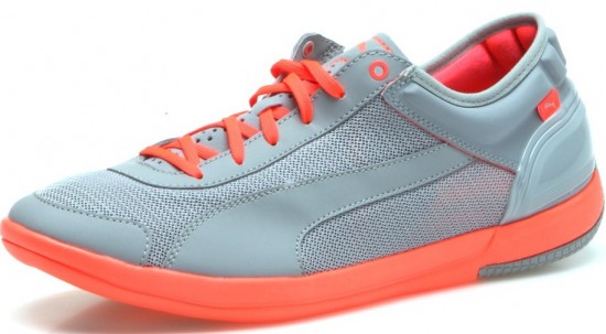 Puma gri turuncu erkek spor ayakkabı modeli