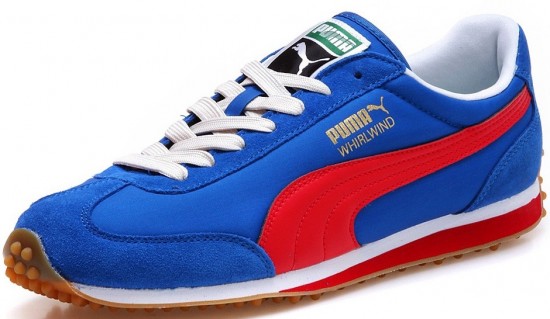 Puma kırmızı mavi erkek spor ayakkabı modeli