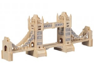 Tower Bridge ahşap süs eşyası modeli
