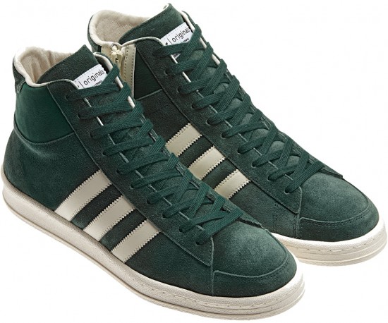 Yeşil süet Adidas Originals erkek spor ayakkabı modeli