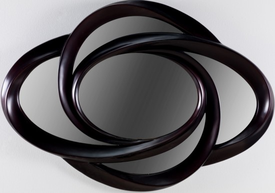 İstikbal Deco kahverengi eliptik çerçeveli ayna modeli