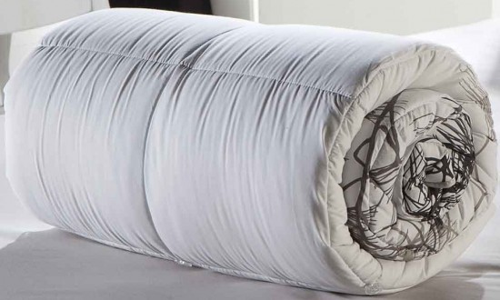 İstikbal Sleepwell İnnova beyaz gri yorgan modeli