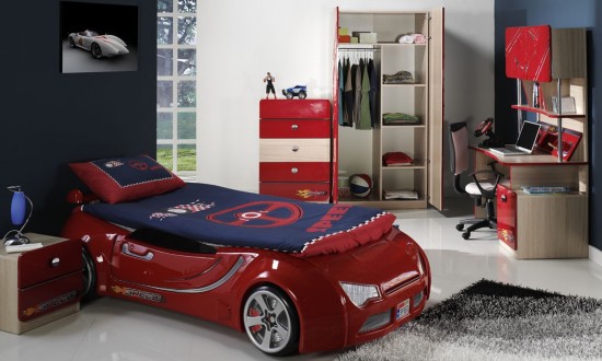 İstikbal araba karyolalı Speed genç odası modeli