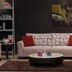 Alfemo kare desenli sırt yastıklı Tracy oturma grubu modeli