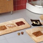 Bej renkli banyo paspas takımı modeli