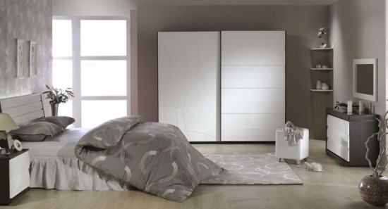Beyaz Lexus Bellona yatak odası modeli