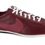 Bordo deri Nike erkek spor ayakkabı modeli