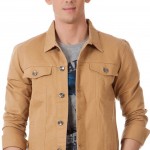 Camel rengi dar kesim Defacto erkek baharlık mont modeli