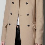 Camel rengi kaşe Zara bayan kaban modeli
