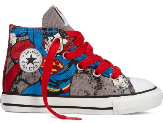 Converse Süperman desenli erkek çocuk ayakkabı modeli