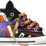 Converse desenli siyah erkek çocuk ayakkabı modeli