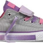 Converse gri mor pembe çocuk ayakkabı modeli