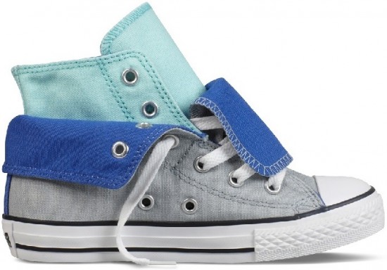 Converse çift katlı gri erkek çocuk ayakkabı modeli