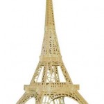 Eiffel Tower ahşap süs eşyası modeli