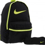 Fosforlu yeşil siyah Nike erkek çocuk okul çantası modeli