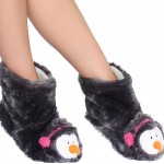 Füme renk penguenli Penti ev botu modeli
