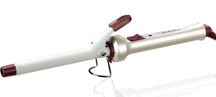 Kahverengi beyaz Babyliss ince saç maşası modeli