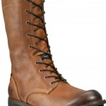 Kahverengi deri uzun Timberland erkek bot modeli