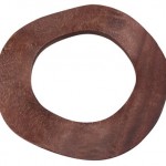 Kahverengi eğri ahşap Stylish Accessories Bilezik Modeli