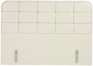 Kilim Mobilya Lola deri krem yatak başlığı modeli