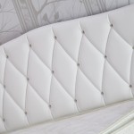 Kilim Mobilya Santana beyaz yatak başlığı modeli