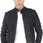 Kolları ve beli lastikli Defacto erkek deri mont modeli