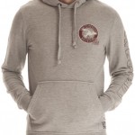 Koton gri kapşonlu erkek sweatshirt modeli