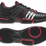 Kırmızı siyah Adidas Barricade erkek spor ayakkabı modeli
