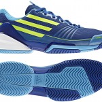 Lacivert sarı mavi Adidas Adizero erkek spor ayakkabı modeli