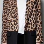Leopar desenli Zara bayan kaban modeli