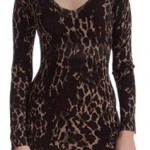 Leopar desenli mini Koton günlük elbise modeli