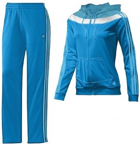 Mavi Adidas bayan eşofman takımı modeli