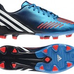 Mavi kırmızı siyah Adidas krampon erkek spor ayakkabı modeli