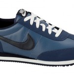 Mavi lacivert deri Nike erkek spor ayakkabı modeli