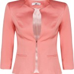 Pembe agraflı Adil Işık 2013 İlkbahar ceket modeli